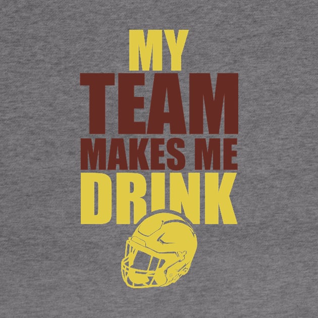 NFL Washington Redskins Rams Drink by SillyShirts